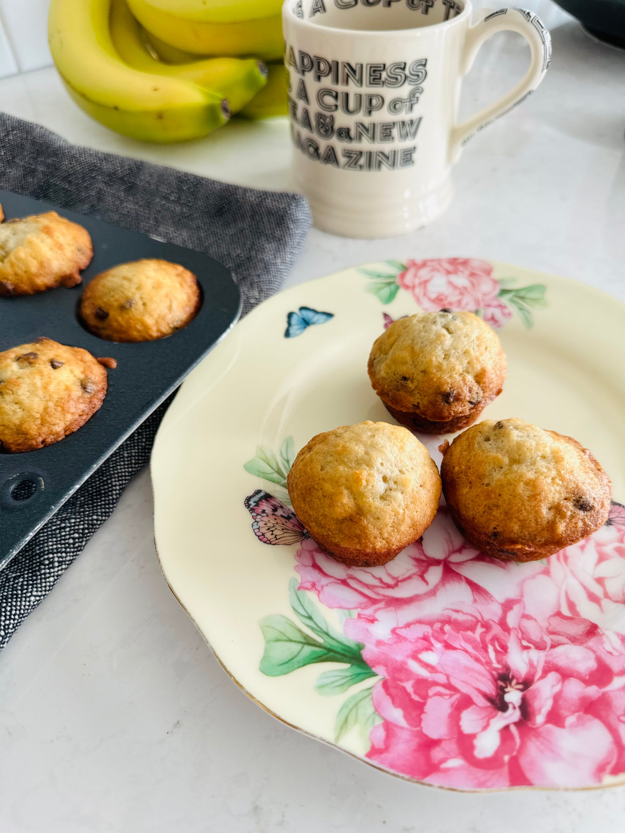 One Bowl Banana Muffins!