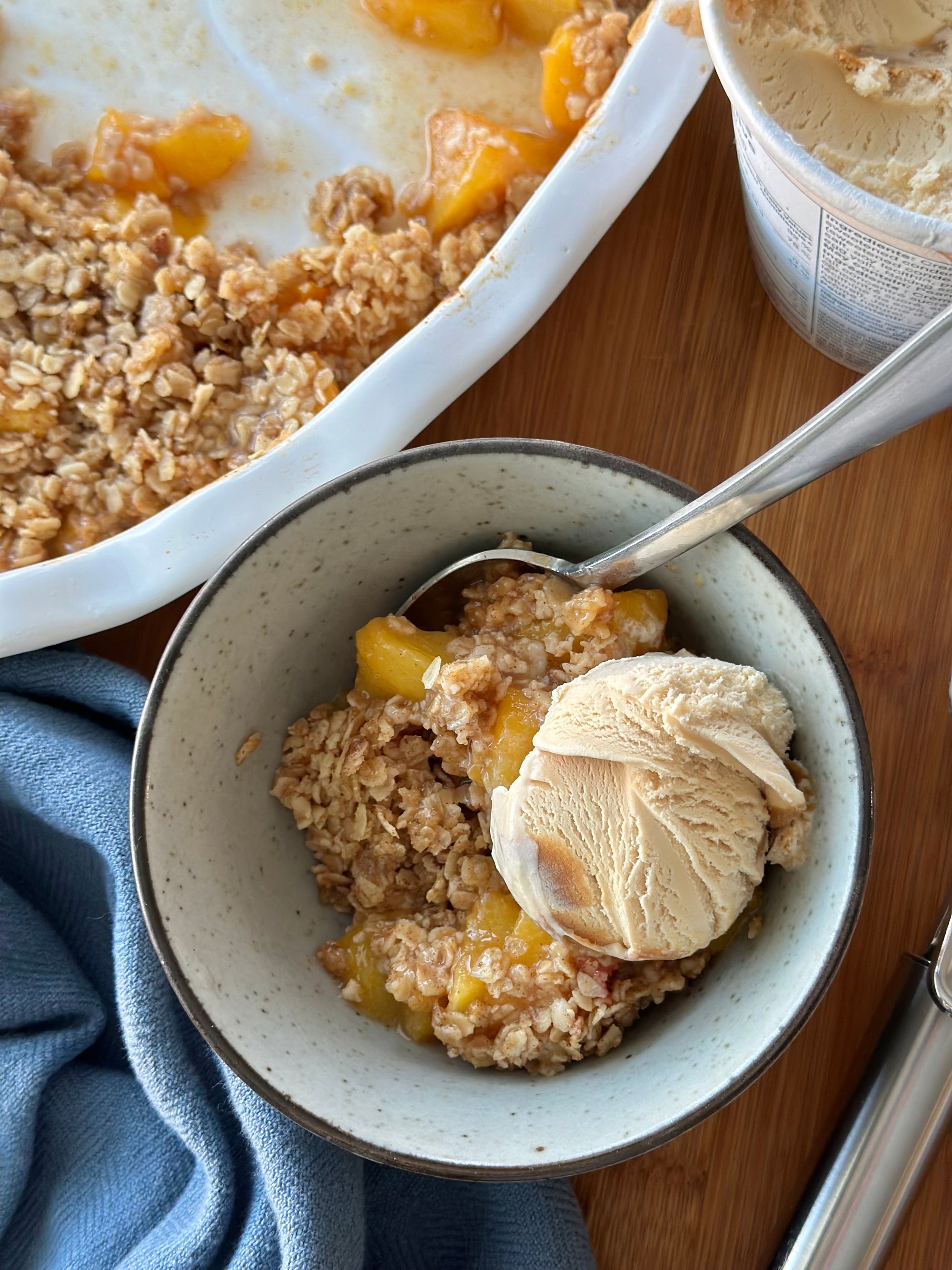 It's Time for Peach Crisp!