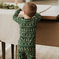 Petit Lem Kids Two Piece PJ Set   24HRS51Q   Festive Fairisle