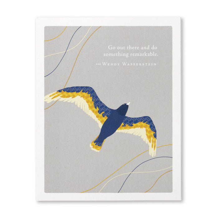 Graduation Card - Go Out There . . .