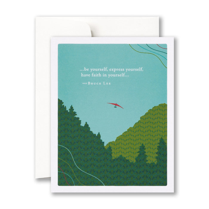 Graduation Card - ... be yourself, express yourself . . .