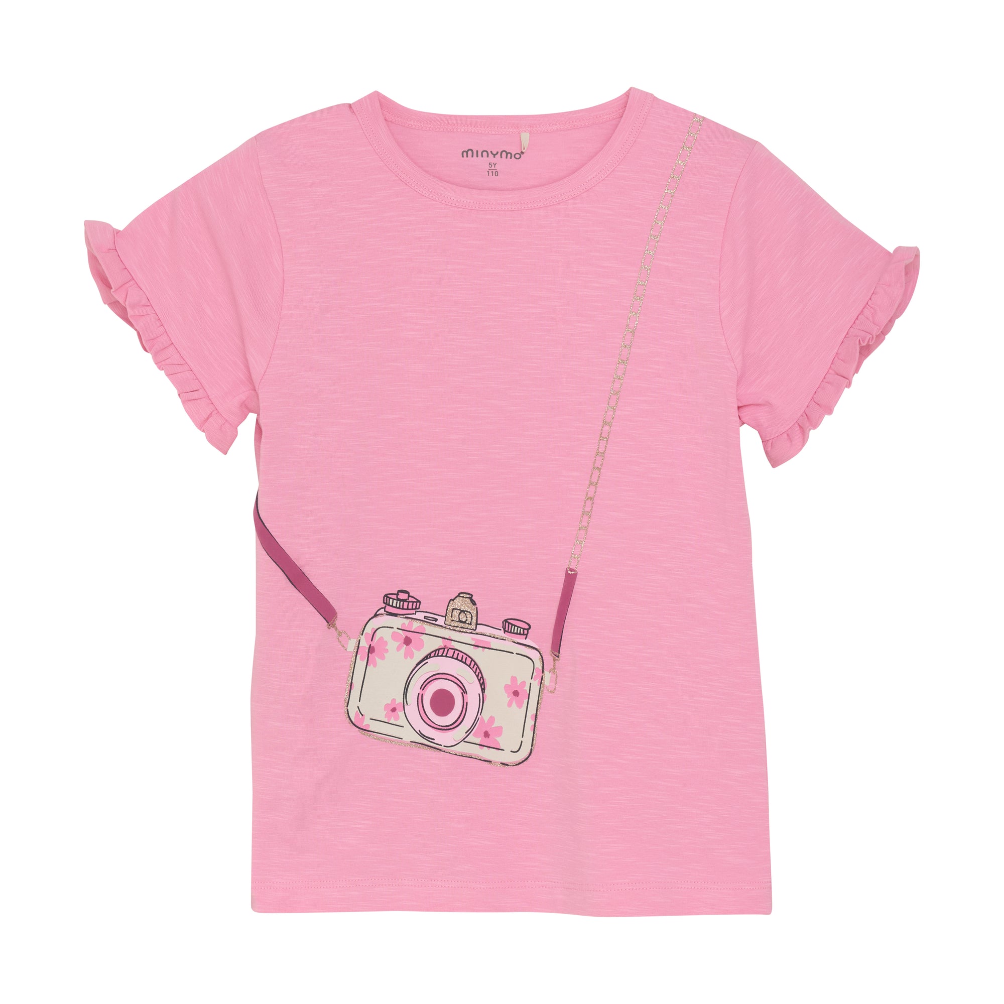 Minymo Girls Tee  123928  Pink