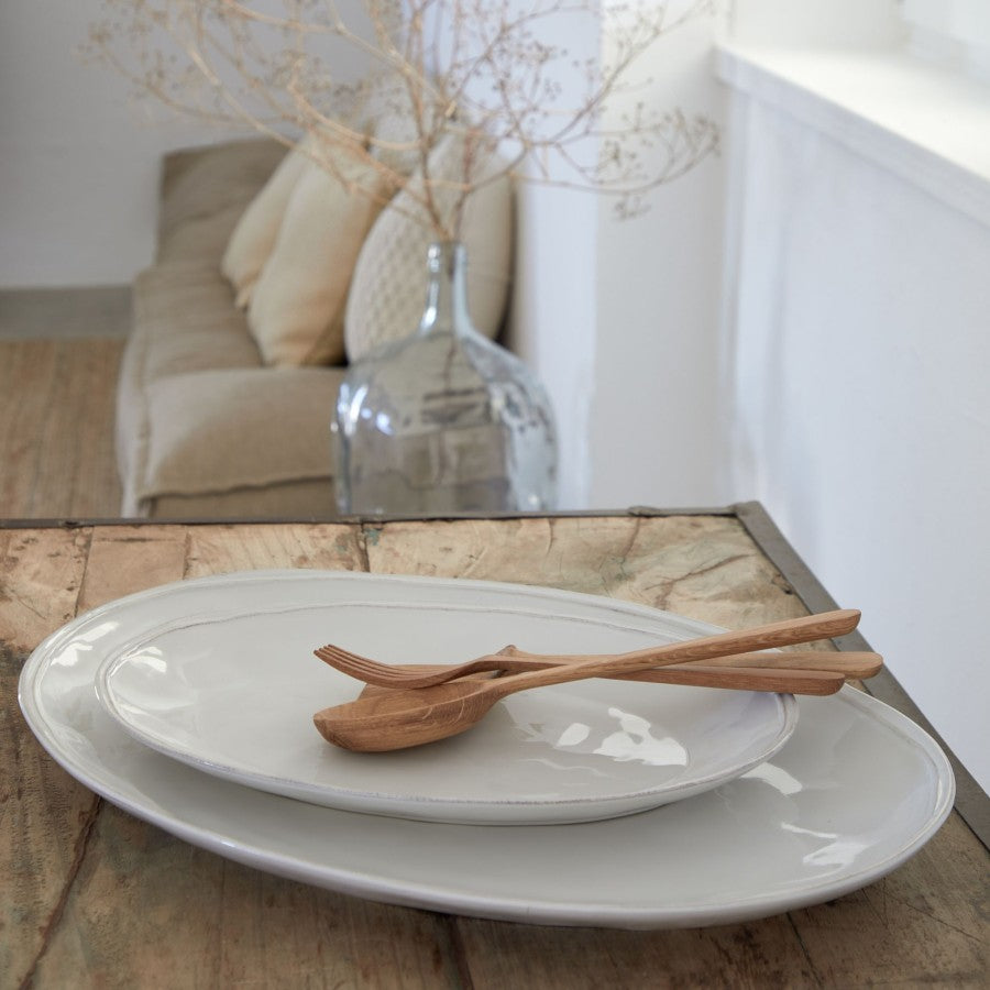 Casafina Fontana White Oval Platter