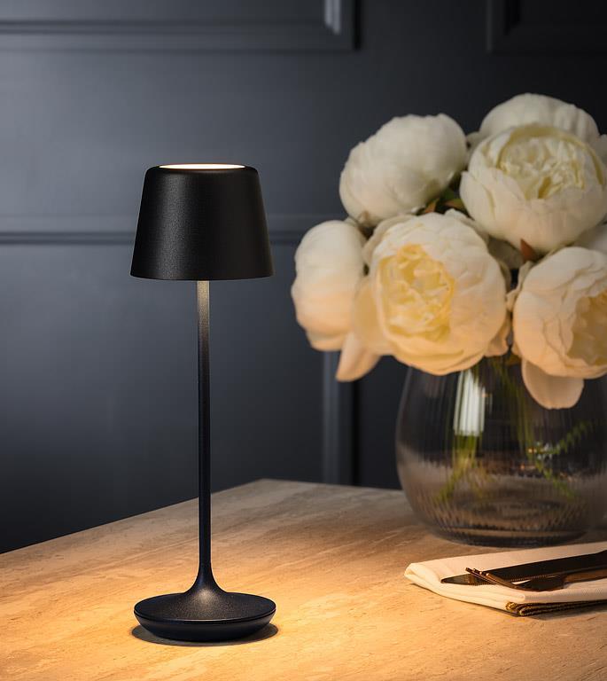 Abbott Bell Shape Lamp Matte Black