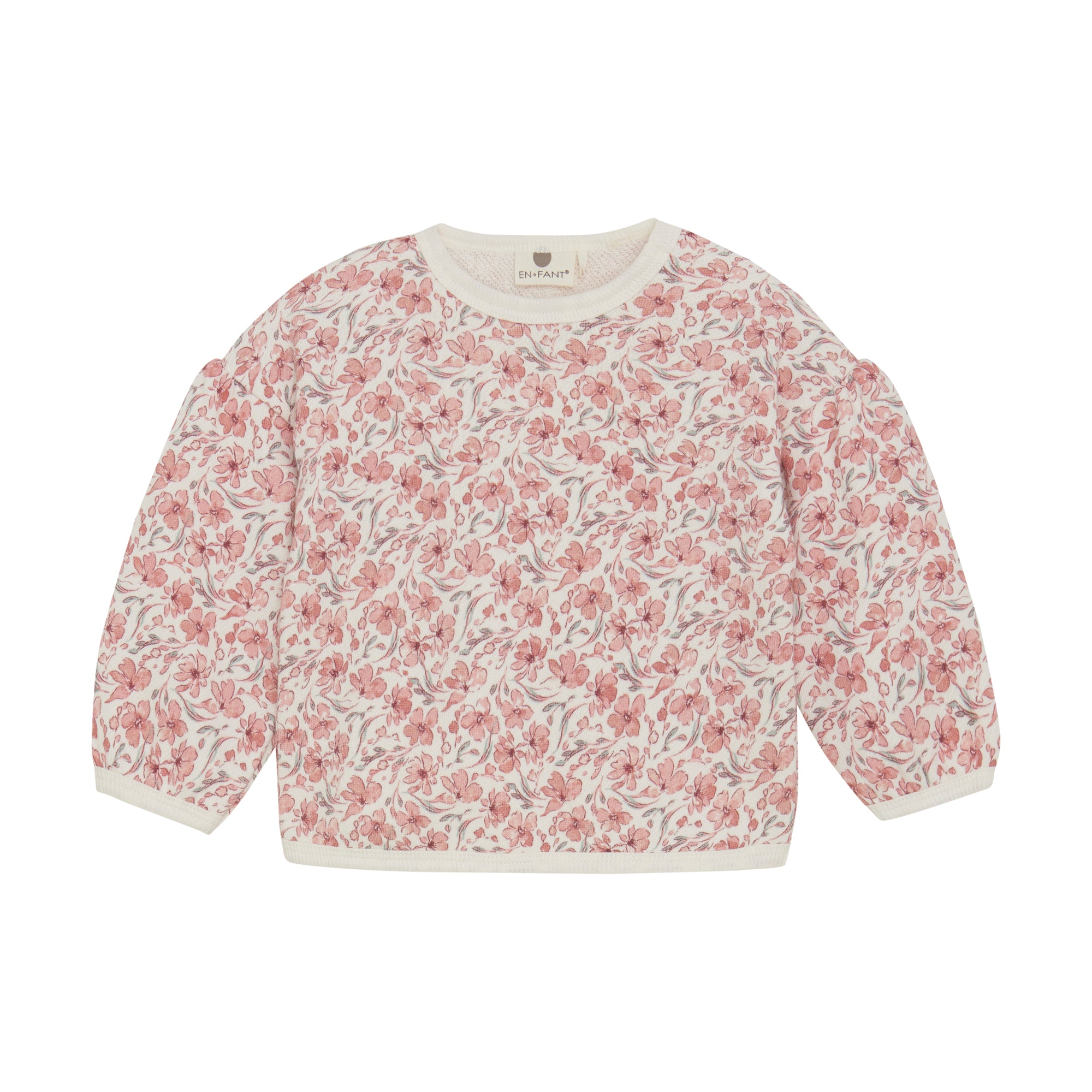 Enfant Baby Girl Sweatshirt  210329-1701  AOP Coral