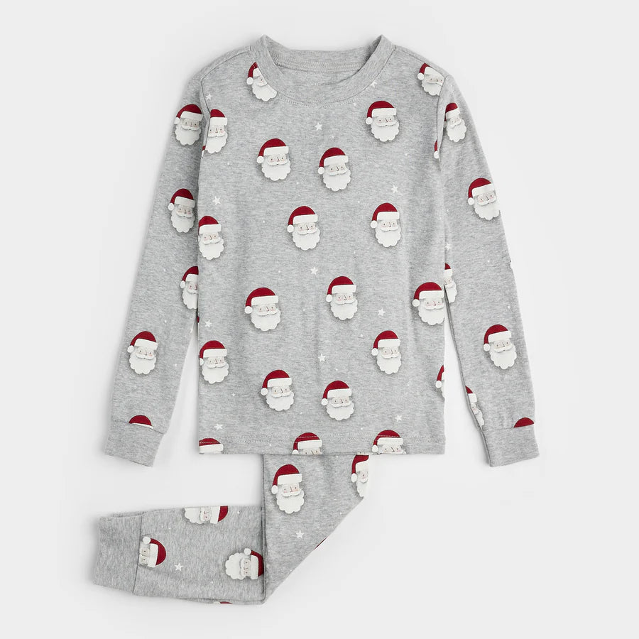 Petit Lem Baby Two Piece PJ Set   23HRS50Q   Santa Print