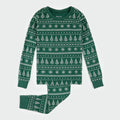 Petit Lem Kids Two Piece PJ Set   24HRS51Q   Festive Fairisle