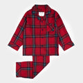 Petit Lem Kids Twp Piece Plaid PJ Set   24HRS56F   Scarlet Plaid