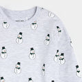 Petit Lem Long Sleeve Printed Sweatshirt    24HRW60T  Merry Snowman