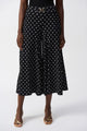 Joseph Ribkoff Pull-On Culotte Pant  251040  Black/Vanilla
