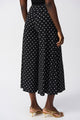 Joseph Ribkoff Pull-On Culotte Pant  251040  Black/Vanilla