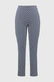 Joseph Ribkoff Jacquard Slim Fit Pants  251099  Blue/White