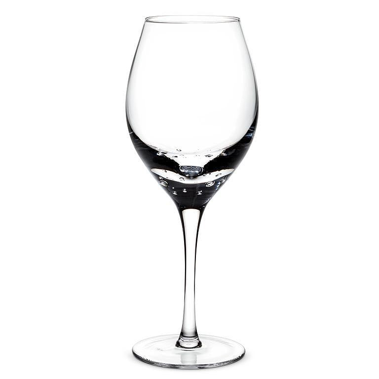 Nouveau Red Wine Glass with Bubble Sham