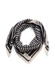 Part Two Scarf 30309304 Dark Navy Stripe