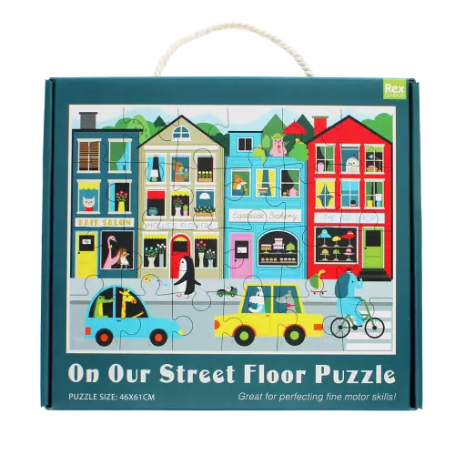 Rex Floor Puzzle  -  On Our Street  30548