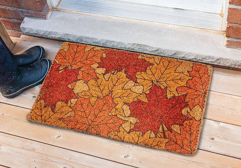 Abbot Autumn Leaves Coir Mat