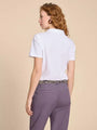 White Stuff Penny Pocket Embroidered Shirt  440372  Pale Ivory*