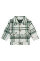 Noppies Baby Boy Long Sleeve Knit Plaid Shirt   4480310   Garden Topiary *