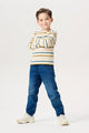 Noppies Boys Long Sleeve Stripe Tee   4560017   Fog *