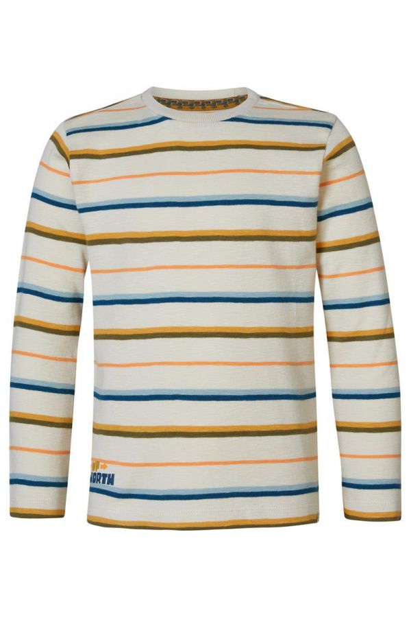 Noppies Boys Long Sleeve Stripe Tee   4560017   Fog *