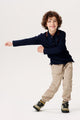 Noppies Boys Long Sleeve Polo   4570020   Black Iris *