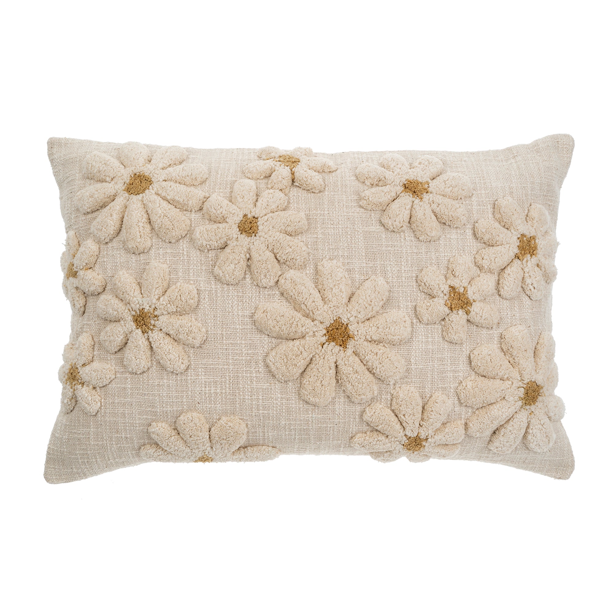 Indaba Tufted Daisy Pillow 1-0482