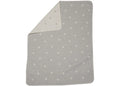 David Fussenegger Baby Blanket Juwel Hearts Allover   DF68949779  Grey