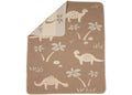 Fussenegger Juwel Baby Blanket  DF-73068279  Dinos  -  Sand