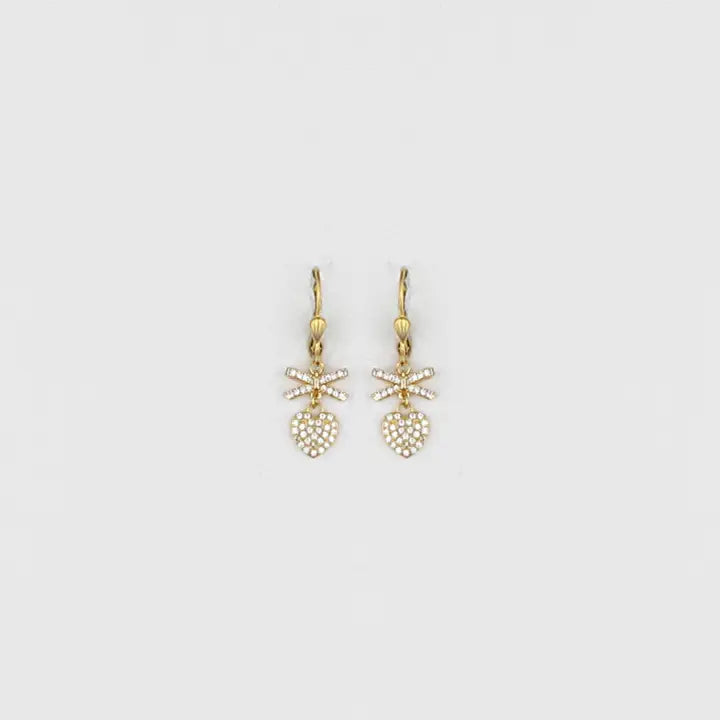 La Vie Parisienne Mia Heart & Bow Earring 9614