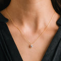 Lover's Tempo Alpha Teardrop Necklace Gold