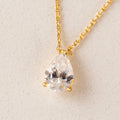 Lover's Tempo Alpha Teardrop Necklace Gold