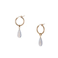 Hailey Gerrits Lorien Earrings Blue Lace Agate Large E04BLA