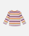 Deux Par Deux Girls Long Sleeve Tee  G20F70-071  Multicolor Stripe *