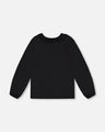 Deux Par Deux Girls Long Sleeve Tee  G20J72-999  Anthracite