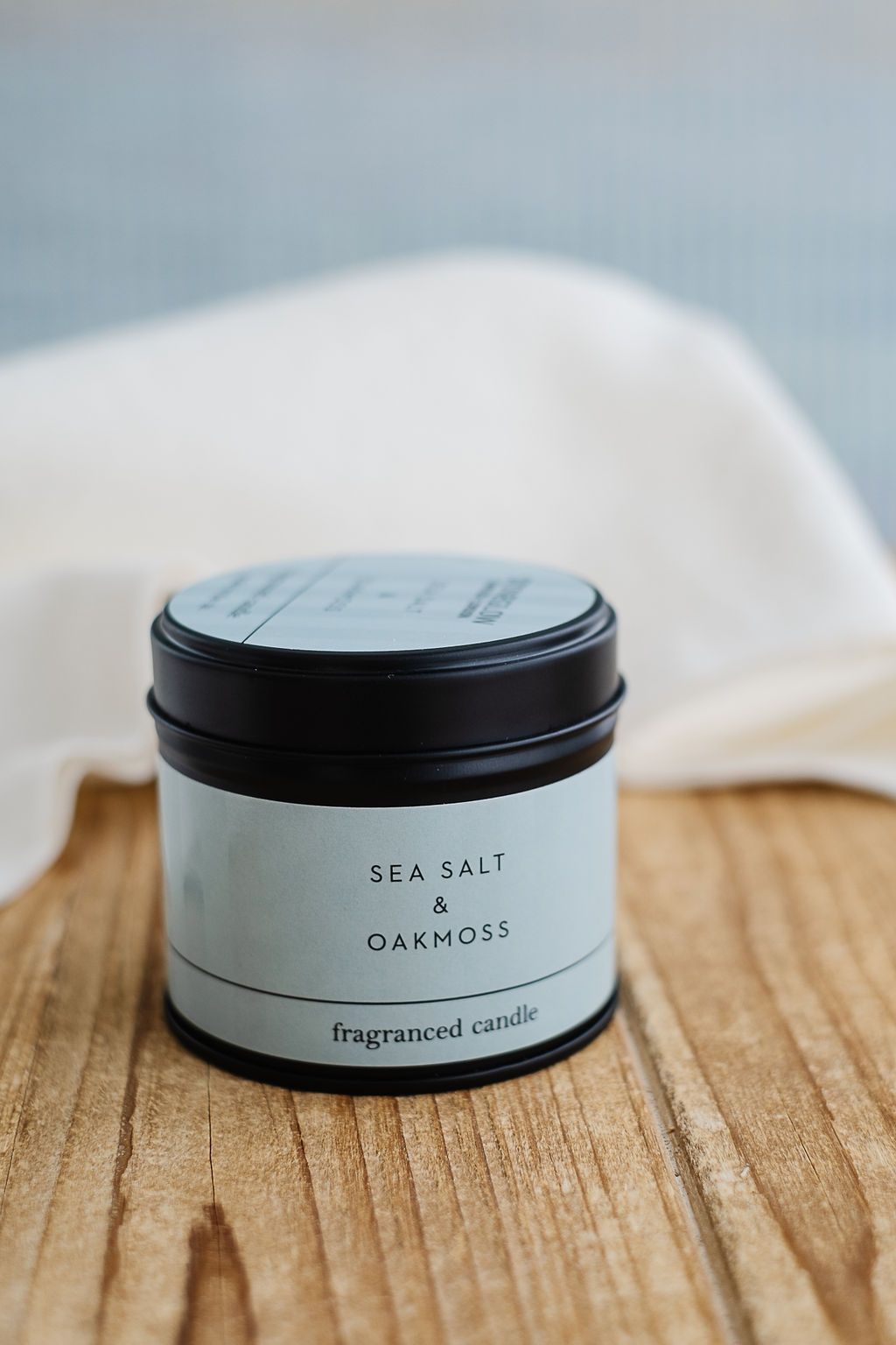 Stoneglow Sea Salt and Oakmoss Candle Tin