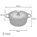 Le Creuset Round French Oven - Meringue