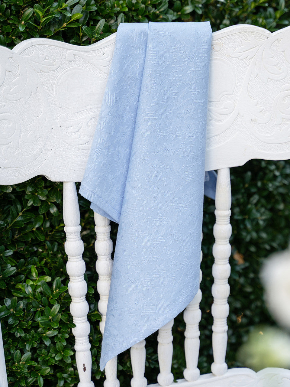 April Cornell Lark Cotton Jacquard Napkins Set/4  Blue