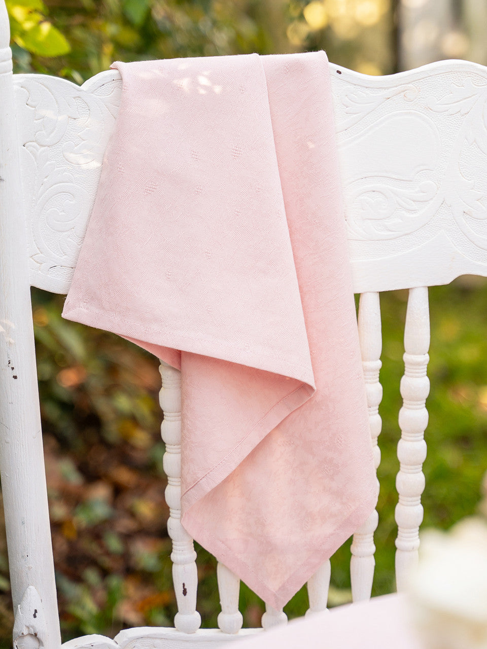 April Cornell Lark Cotton Jacquard Napkins Set/4  Blush