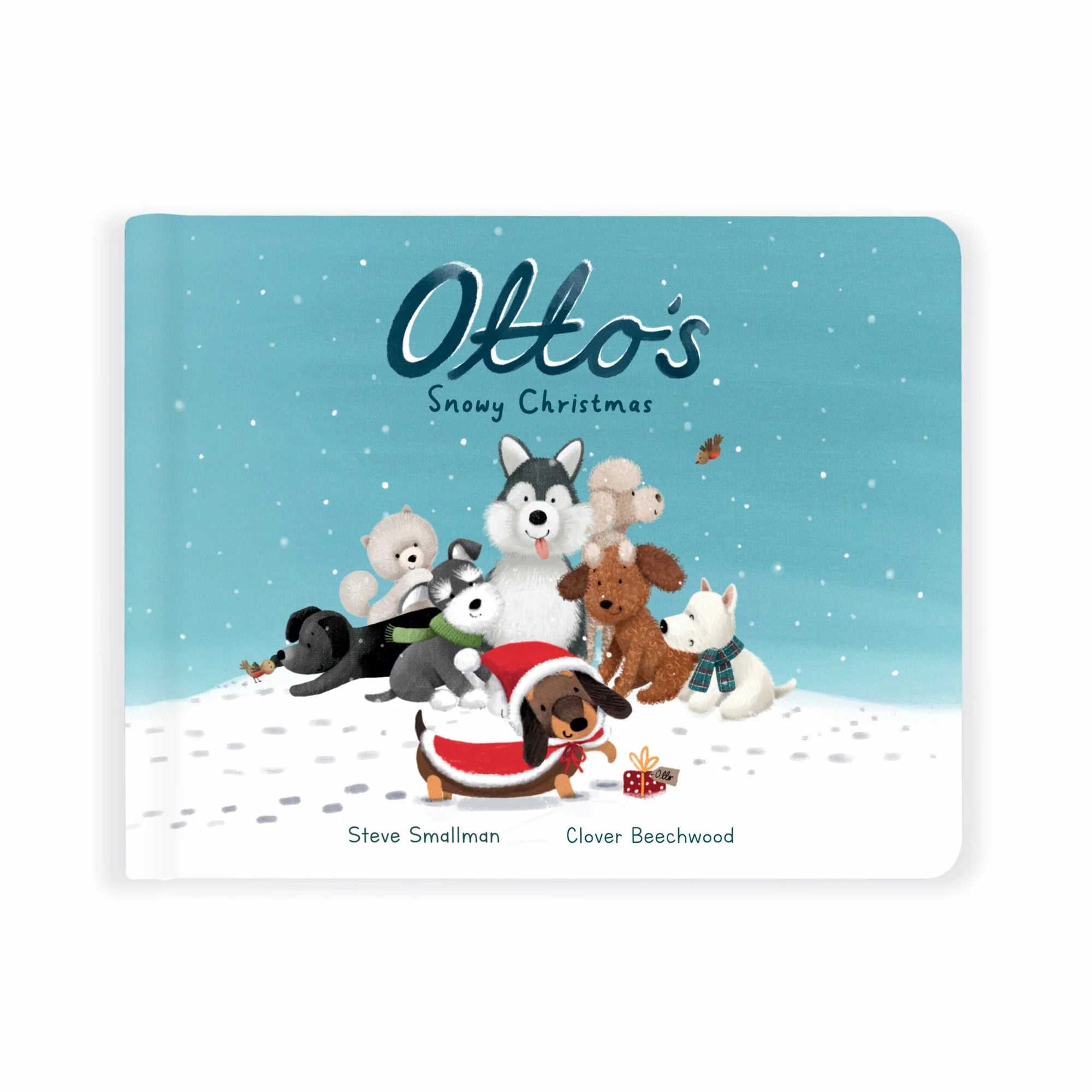 Jellycat Otto's Snowy Christmas Board Book  BK4OSC