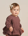 Quincy Mae Baby Girl Rosie Romper   QM046DISN   Plum *