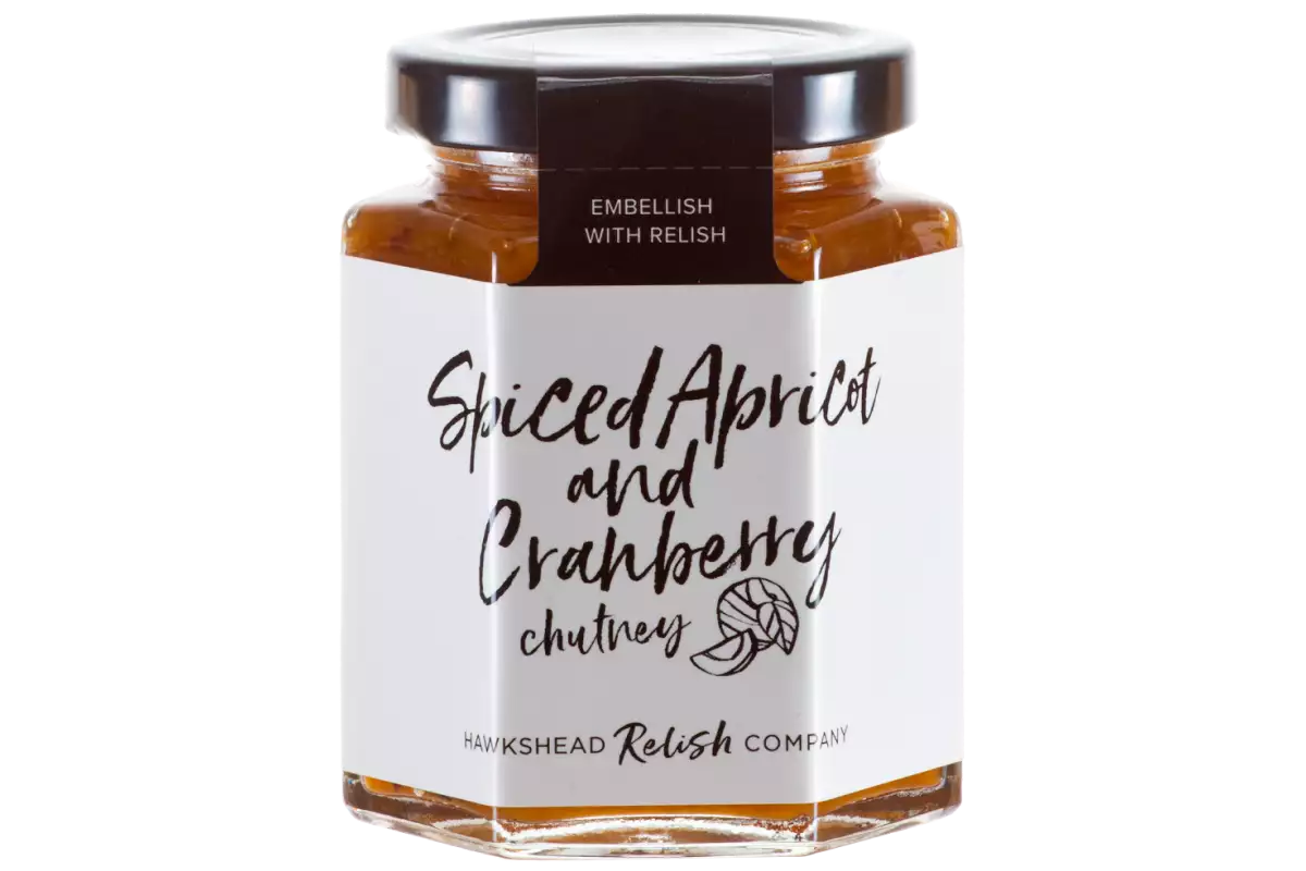 Hawkshead Relish Co. Spiced Apricot And Cranberry Chutney