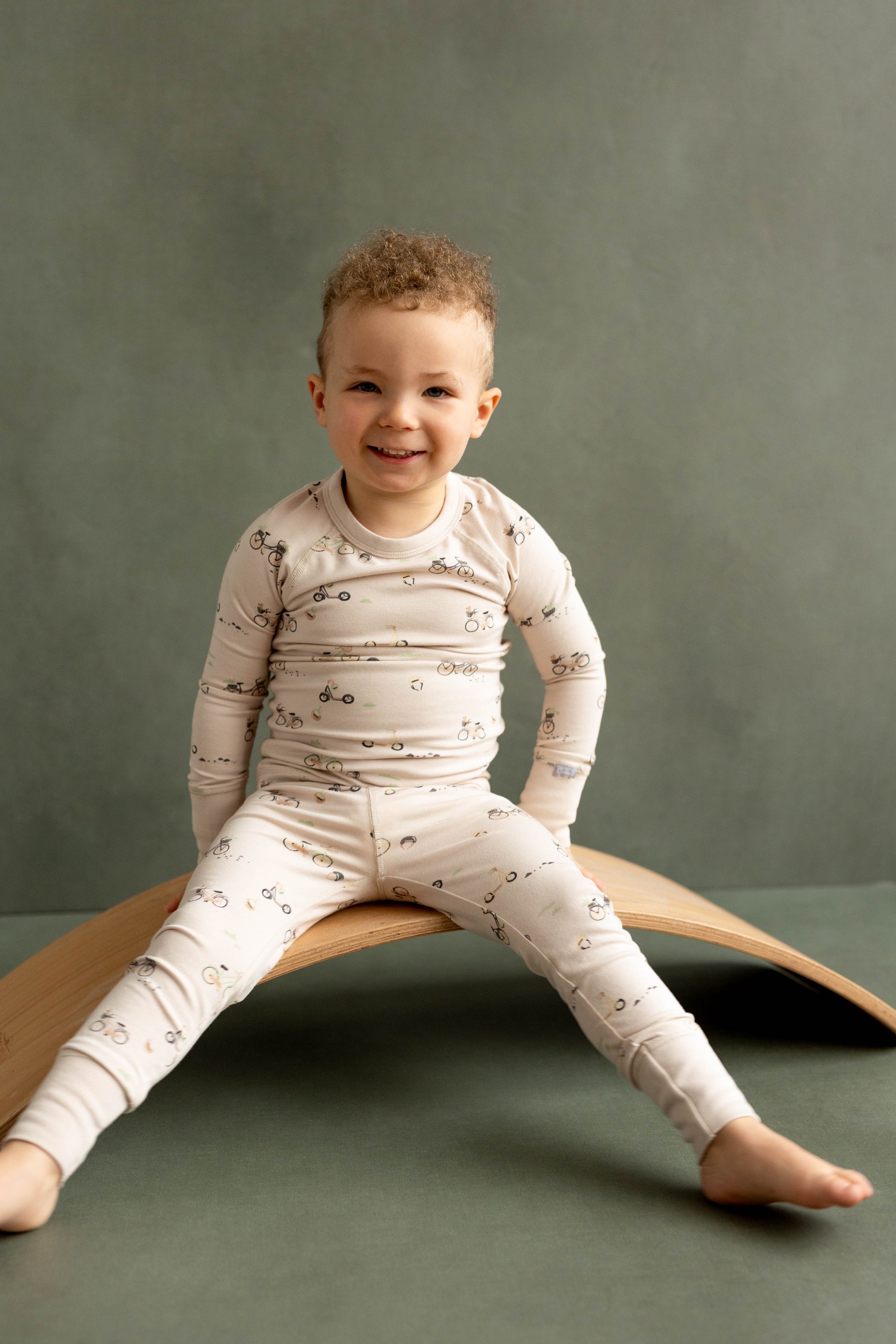 Coccoli Boys 2pce Pyjama Set  TLM5832-223  Oatmeal