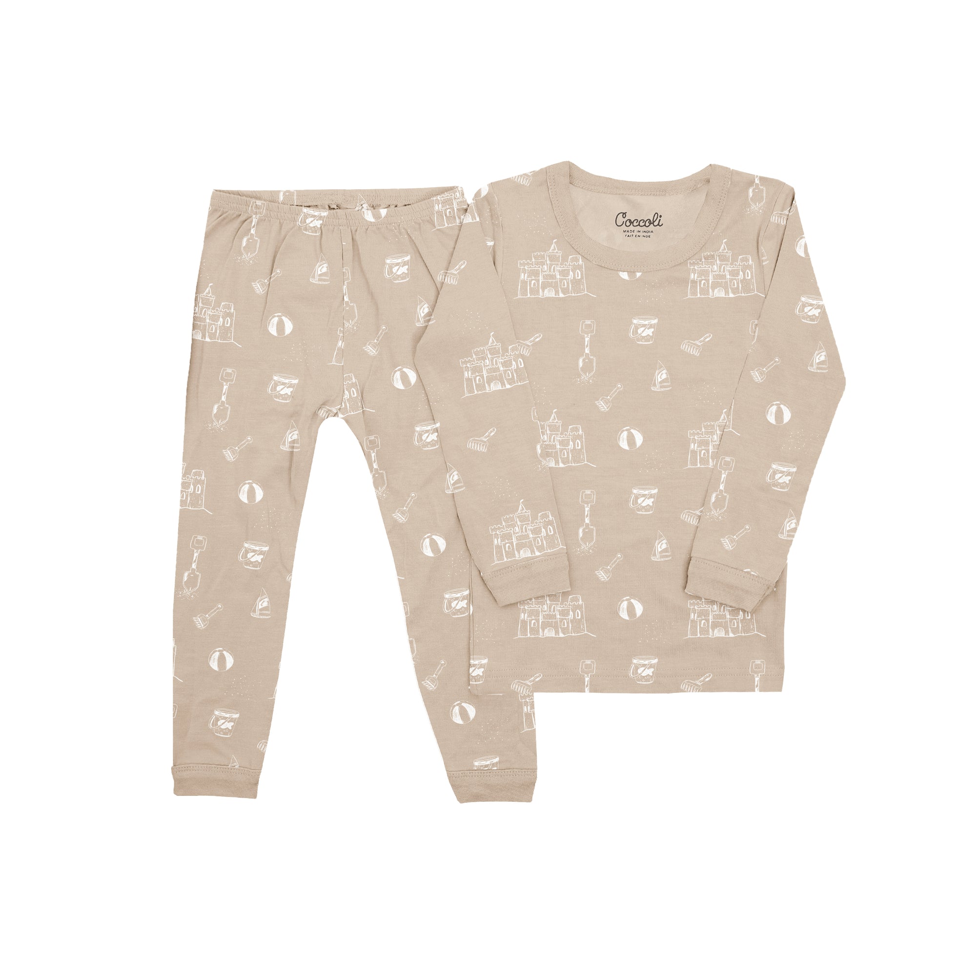 Coccoli Boys 2pce Pyjama Set  TLM5843-382  Sandcastles on Moonlight