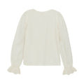 Creamie Girls Fancy Long Sleeve Tee  822720-1103 *