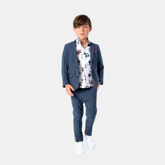 Appaman Boys Stretchy Mod Suit B8SSU1 Crown Blue - Crocus & Ivy