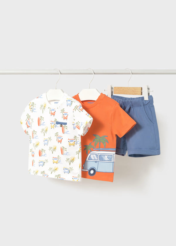 Mayoral Baby Boy 3 Pce. Set   1652-20   Coral