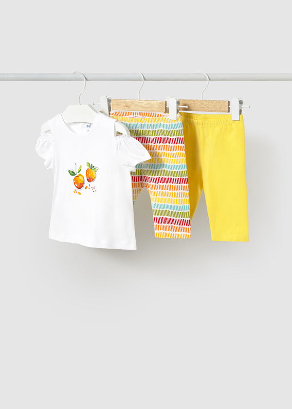 Mayoral Baby Girl Legging  Set   1740-44   Amarillo