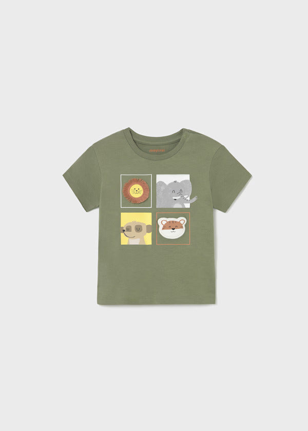 Mayoral Baby Boy Short Sleeve Tee   1056-20   Salvia