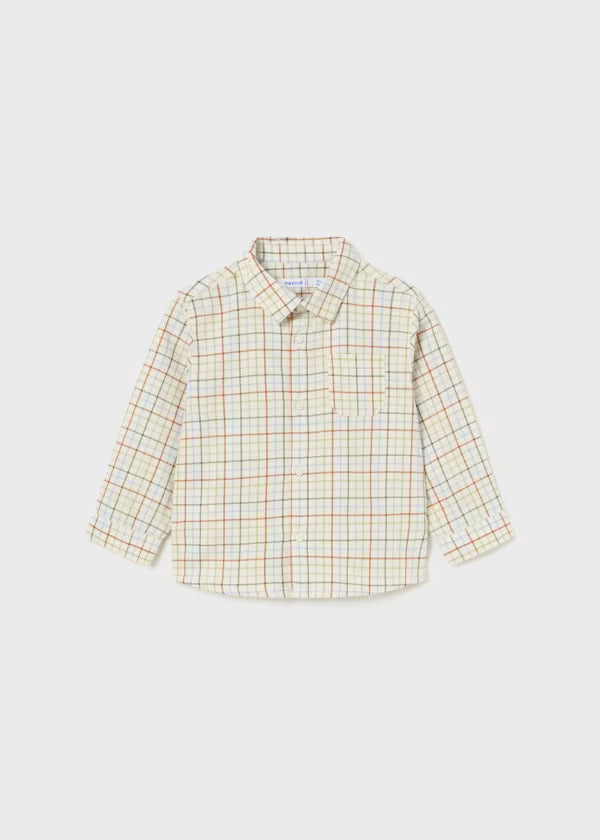 Mayoral Baby Boy Long Sleeve Button Up Shirt  2191-67  Bosque *