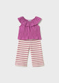 Mayoral Baby Girl 2 Piece Pant Set   1575-68   Orquidea